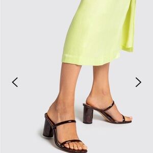 WORN ONCE: Dolce Vita Brown Tortoise Heeled Sandals